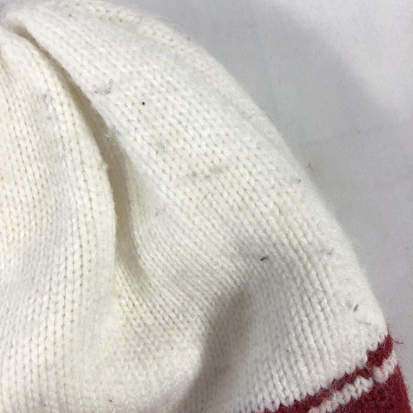 CANADA BEANIE HAT CAP WHITE ACRYLIC COTTON BLEND ONE SIZE FITS MOST MULTI COLOR - Picture 9 of 12